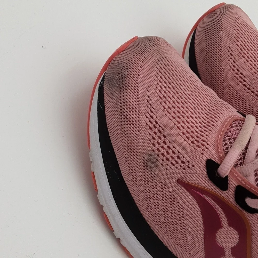 Saucony ride running sneakers women pink 9.5 perfect outdoor casual